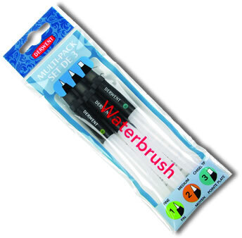 Derwent Vattenpensel - tankpensel, 3 st