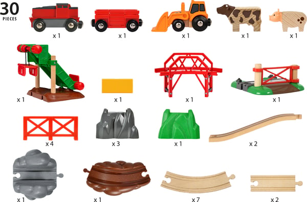 BRIO 33984 Lantbruksdjur - lekset