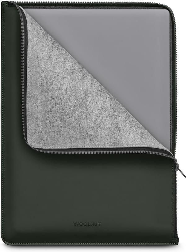 Woolnut Coated Folio -beskyttelsesetui til 16" MacBook Pro, grøn