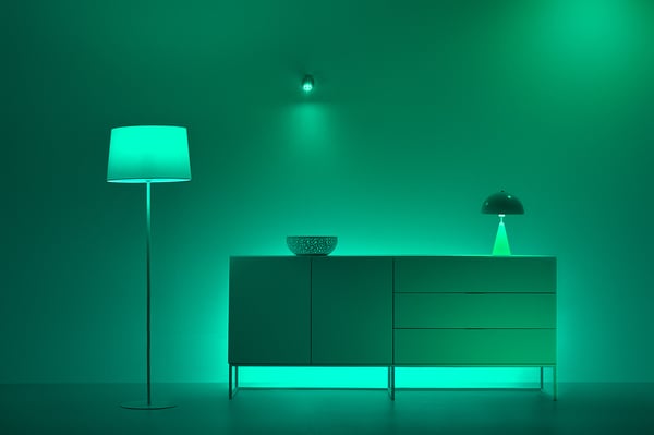 WiZ smartlampe, E27, A60, RGB, Wi-Fi, 2200-6500 K, 806 lm, mat, 3 stk.