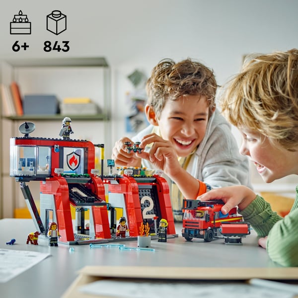 LEGO City Brandstation med brandbil Lekset 60414