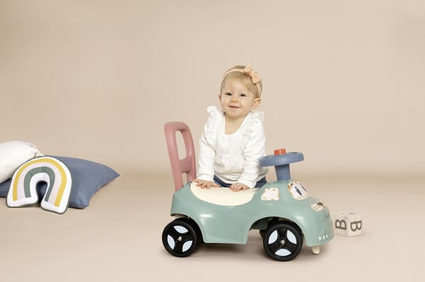Smoby Bil 2i1 -sparke bil, kat