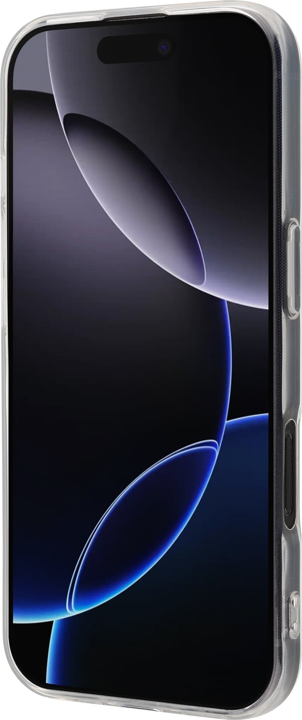 Fonekit silikonfodral, iPhone 16 Pro, genomskinlig