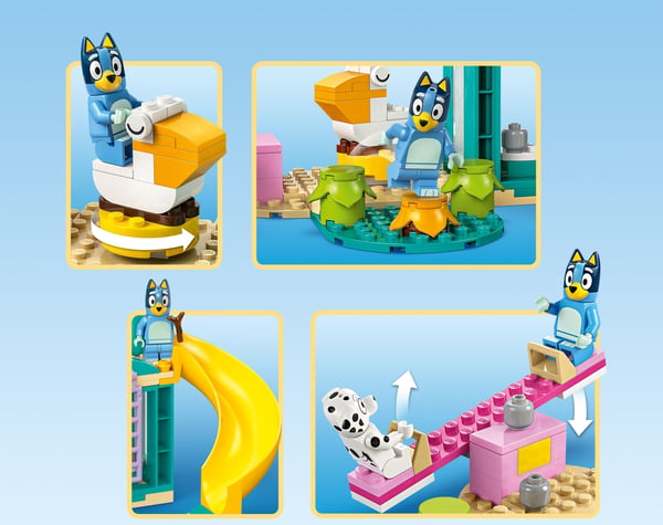 LEGO Bluey 11201 Blueys och Katts roliga stunder på lekplatsen