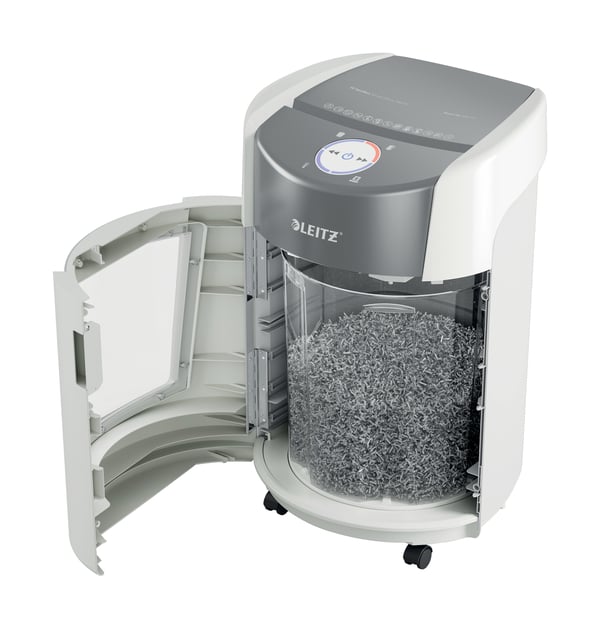 Leitz IQ OptiMax Small Office 350 pappersförstörare, P5
