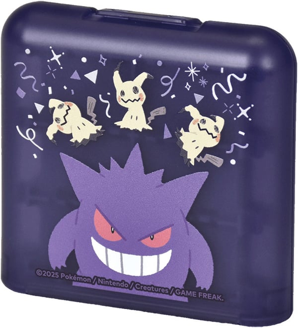 HORI skyddsfodral för 24 spelkassetter, Switch, Gengar & Mimikyu