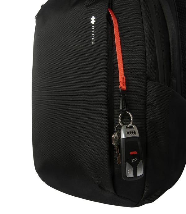 Hyper HyperPack 16" datorryggsäck med plats för spårare, svart