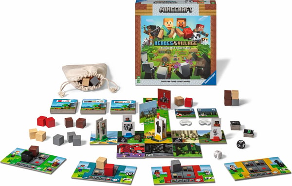 Minecraft Hjältar - Rädda Byn -brädspel