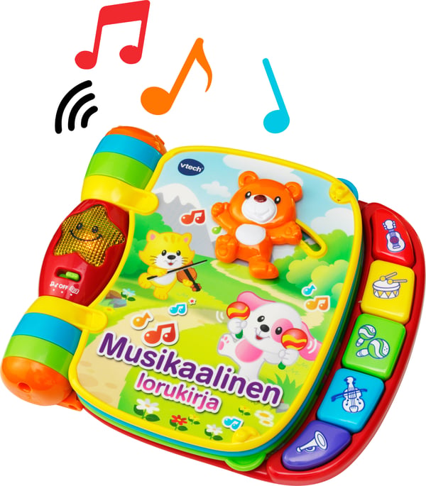 Vtech Baby Musikalsk ranglet bog, FI