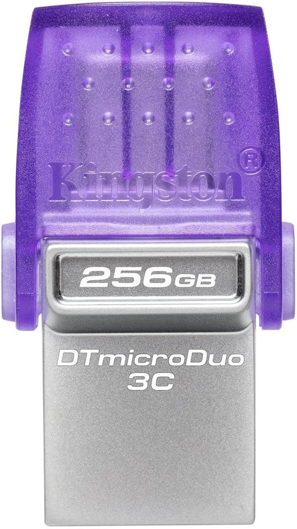 Kingston DataTraveler microDuo 3C 256 Gt USBA + USBC hukommelsesstik