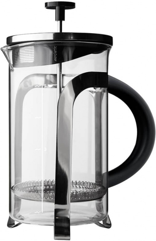 Aerolatte presskande, stål, 0,6L