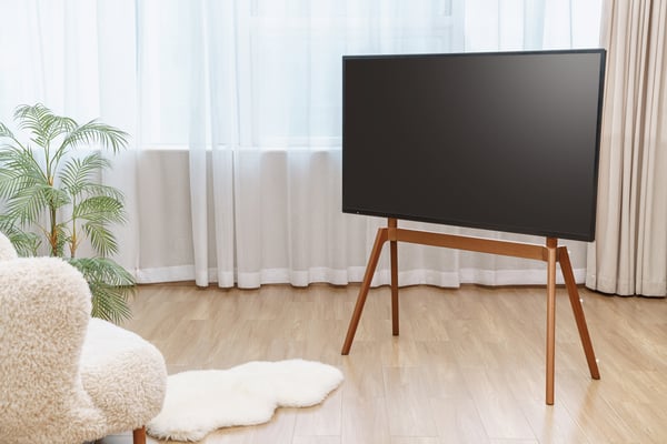 Mozi Art Series FS-15 - golvstativ för 49-75-tums TV, bok
