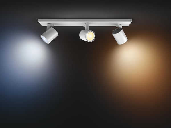 Philips Hue Runner vit ambiance - smart spotlights, 3-delad, vit, BT, 3 x 4,2 W