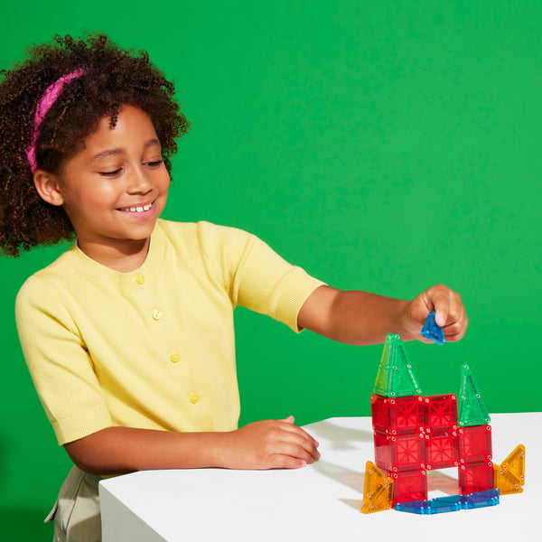 MAGNA-TILES® microMAGS Reselåda magnetisk byggsats, 26 delar