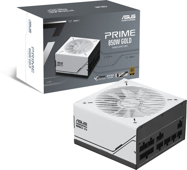 ASUS Prime 850W Gold ATX 3.0 -ATX-strømforsyning, 850 W