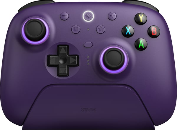 8BitDo Ultimate 2 Wireless 2.4G spelkontroll, PC, lila
