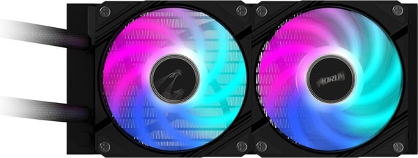 Gigabyte AORUS WATERFORCE II 240 vätskekylningssystem, svart