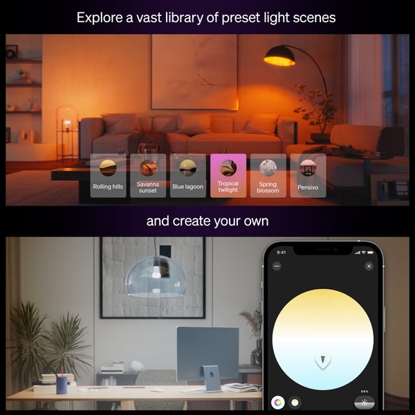 Philips Hue LED-smartlampa, White and color ambiance, E27, 1100 lm