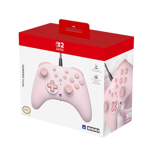 HORIPAD spelkontroll, Switch, rosa
