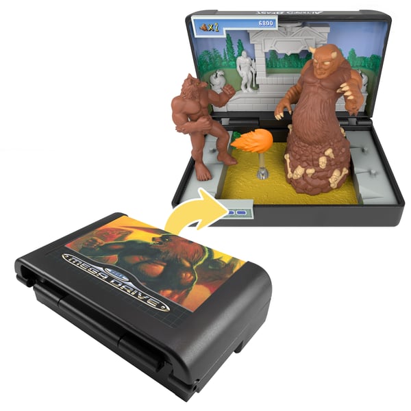 Konsolhjältar Mega Drive Altered Beast diorama