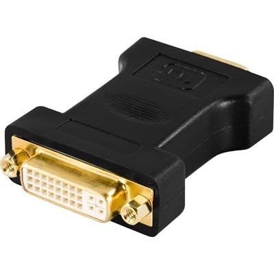 DELTACO DVI-I hona - VGA hane adapter