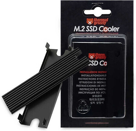 Thermal Grizzly M.2 SSD Cooler - kyllenhetskylare för M.2-kort