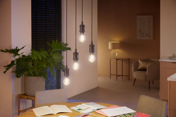 Philips Hue -filamentintelligenta lampa, White Ambiance Filament, E27
