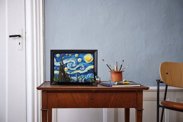 LEGO Ideas 21333 - Vincent van Gogh – Stjerneklare nat