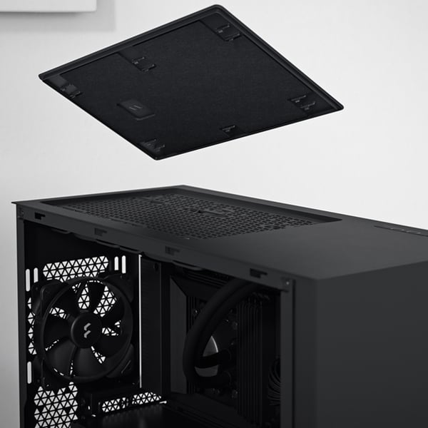 Fractal Design Pop XL Silent Svart Solid E-ATX-chassi, svart