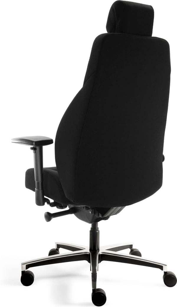 TC FREE B1 24/7 -arbetsstol, svart tyg