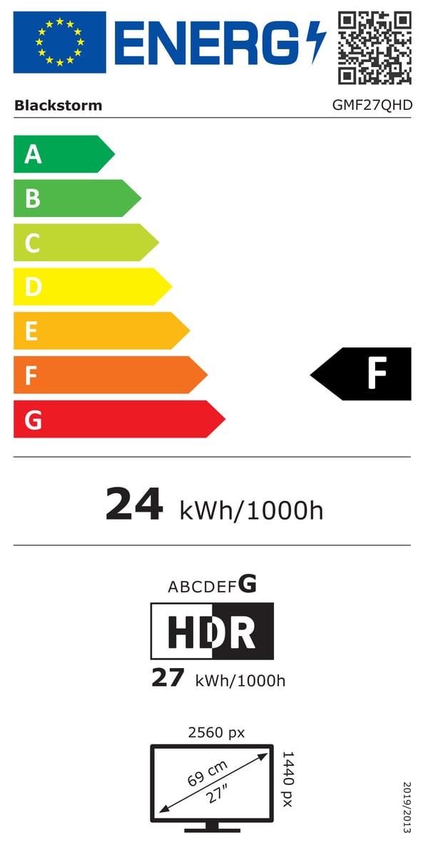 Blackstorm Flat 27" QHD 180Hz spelskärm
