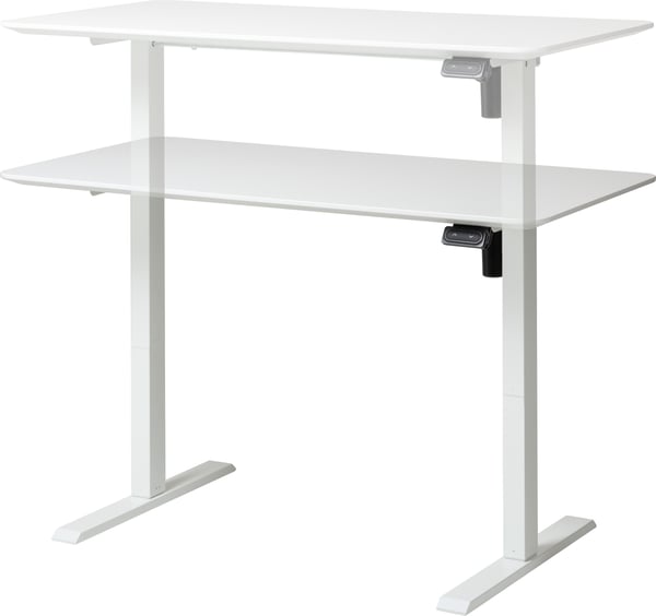 Elfen Ergodesk Simple One elbord 120 x 60 cm, vit