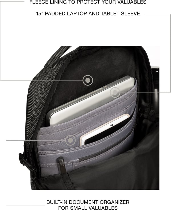 Eastpak TECUM M Cnnct Coat rygsæk, sort