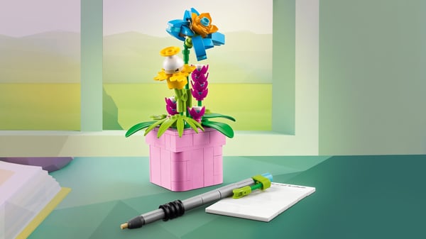 LEGO Creator 31169 – Skrivmaskin och blommor