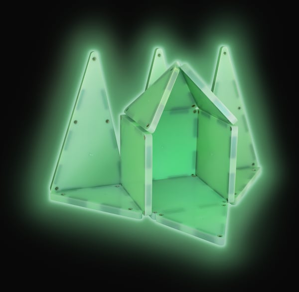 MAGNA-TILES Glow expansionsset, 16 delar