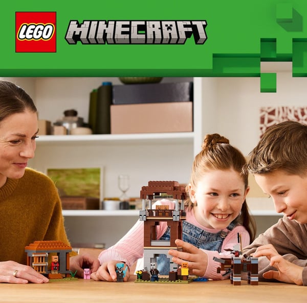 LEGO Minecraft 21278 Rövarnas främre utpost och Förintelsebadet