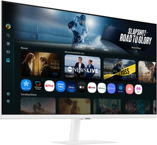 Samsung Smart Monitor M7 (M70F) 32" 4K-skärm, vit