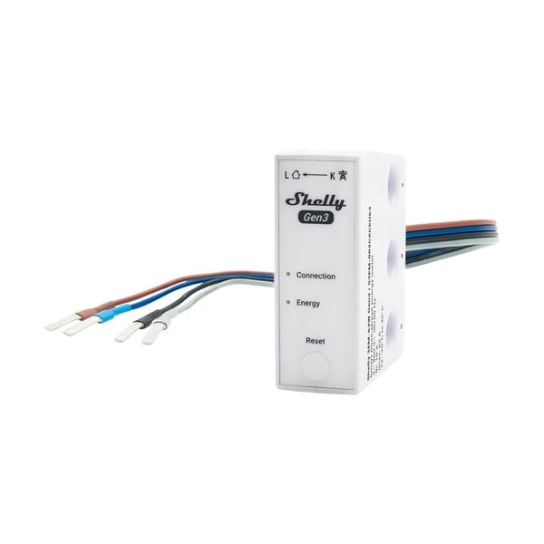 Shelly 3EM-63W Gen3 energimätare för WiFi-nätverk Shelly 3EM-63W Gen3 energimätare för WiFi-nätverk