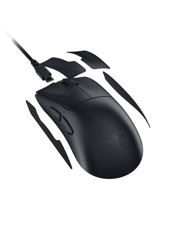 Razer Deathadder V4 Pro trådlös spelmus, svart