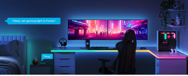 Govee Neon Gaming Table Light LED-ljusslinga