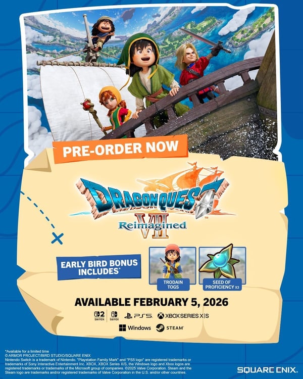 Dragon Quest VII Återuppfunnen (Switch)