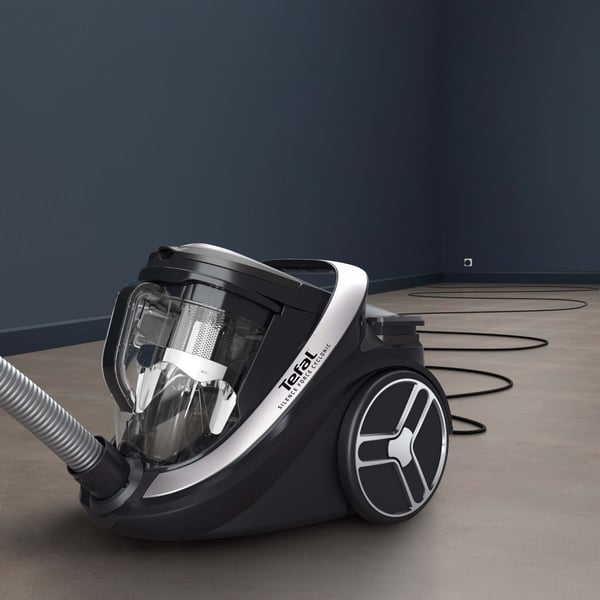 Tefal Silence Force Cyclonic Total Clean dammsugare, påslös, svart