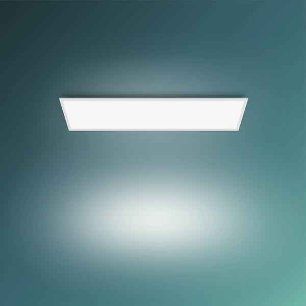 Philips Panel CL560 -loftlampe, rektangulær, hvid, 3600 lm, 4000K