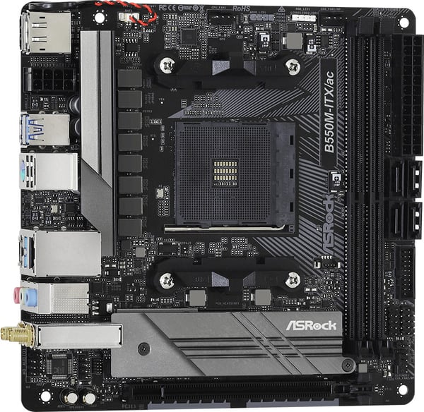 ASRock B550M-ITX/ac bundkort