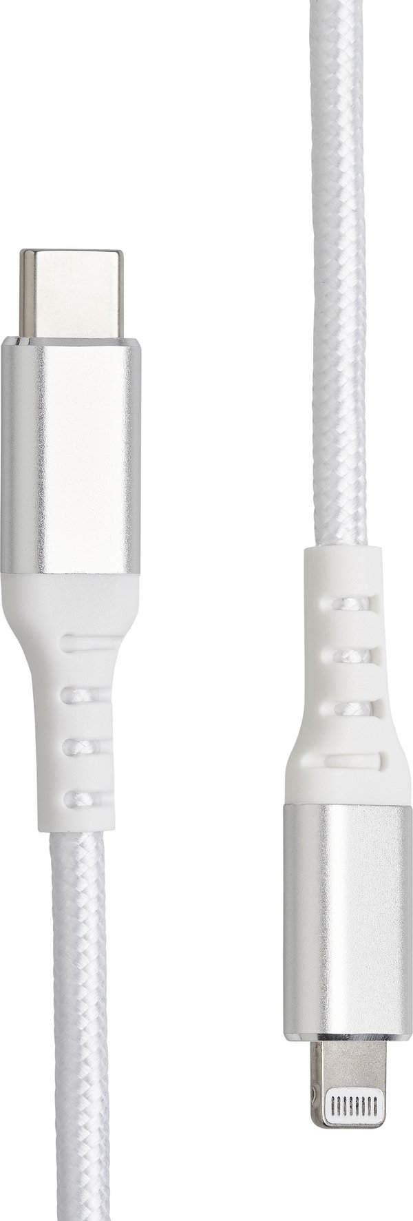 Fuj:tech Lightning - USB-C-kabel, 2 m, vit Fuj:tech Lightning - USB-C-kabel, 2 m, vit