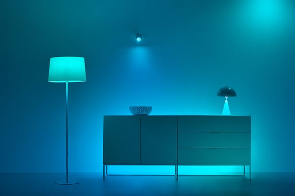 WiZ smartlampe, E27, A60, RGB, Wi-Fi, 2200-6500 K, 806 lm, mat, 3 stk.