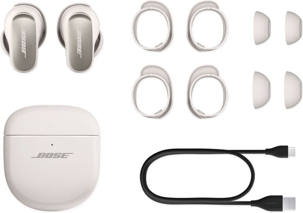 Bose QuietComfort Ultra Earbuds brusreduserande hörlurar, vit