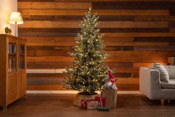Enne Emerald Spruce äkta-look julgran med retrostil LED-lampor, 180 cm