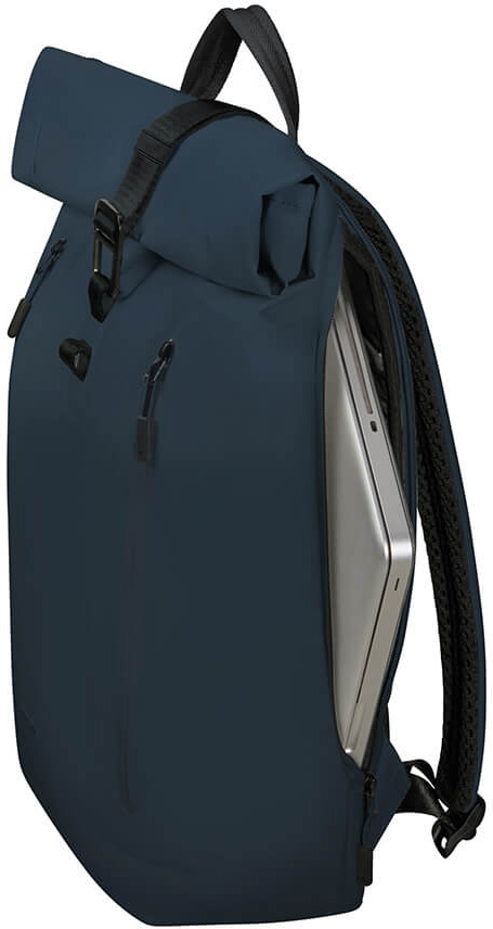 Samsonite Coatify Biz Rolltop 15,6"-rygsæk, blå