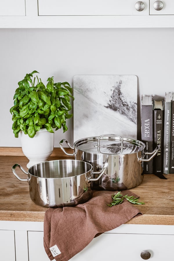 Heirol Steely Classic Triply -kastrull, 20 cm/3 L